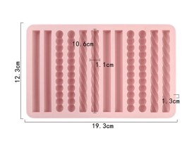 Molde silicona 12 velitas